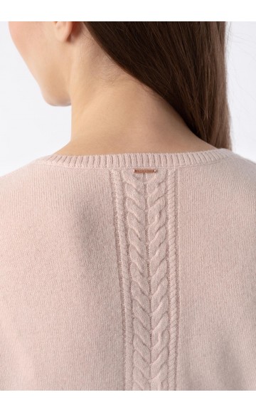 Джемпер с V-образным вырезом Marc Andre Braided Elegance W24-00CH0216