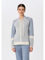 Джемпер на молнии с капюшоном Marc Andre Ribbed Rhythm W25-00CH0914