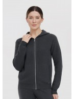 Джемпер на молнии с капюшоном Marc & Andre Layered Lines W26-00CH1214 Джемпер на молнии с капюшоном Marc & Andre Layered Lines W26-00CH1214