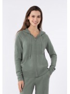 Джемпер на молнии с капюшоном Marc Andre Braided Elegance W24-00CH0114