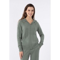 Джемпер на молнии с капюшоном Marc Andre Braided Elegance W24-00CH0114