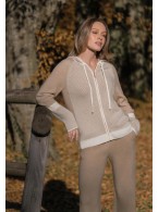 Джемпер на молнии с капюшоном Marc & Andre Ribbed Rhythm W25-00CH0814