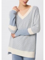 Джемпер с V-образным вырезом Marc Andre Ribbed Rhythm W25-00CH0916