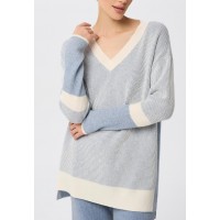 Джемпер с V-образным вырезом Marc Andre Ribbed Rhythm W25-00CH0916