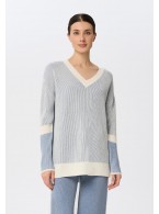 Джемпер с V-образным вырезом Marc Andre Ribbed Rhythm W25-00CH0916