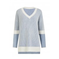 Джемпер с V-образным вырезом Marc Andre Ribbed Rhythm W25-00CH0916