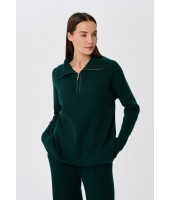 Свитер с воротником на молнии Marc Andre Quiet Motion W25-00CH0323