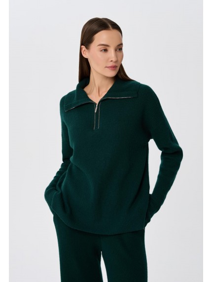 Свитер с воротником на молнии Marc Andre Quiet Motion W25-00CH0323