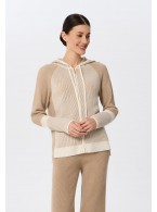 Джемпер на молнии с капюшоном Marc & Andre Ribbed Rhythm W25-00CH0814