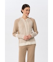 Джемпер на молнии с капюшоном Marc & Andre Ribbed Rhythm W25-00CH0814