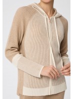 Джемпер на молнии с капюшоном Marc & Andre Ribbed Rhythm W25-00CH0814