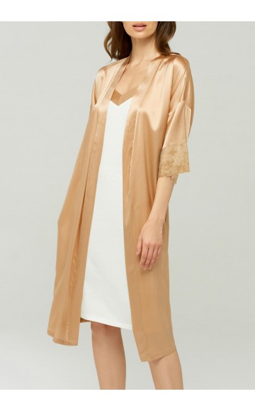 Кимоно длинное Marc & Andre Silk Caramel S22-00SS101-L