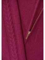 Джемпер на молнии с капюшоном Marc & Andre Braided Elegance W24-00CH0314