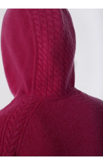 Джемпер на молнии с капюшоном Marc & Andre Braided Elegance W24-00CH0314
