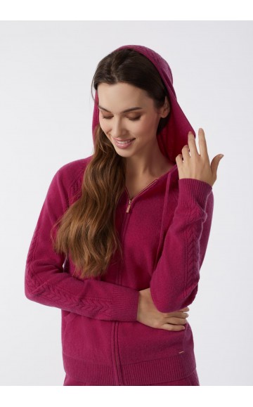 Джемпер на молнии с капюшоном Marc & Andre Braided Elegance W24-00CH0314 Джемпер на молнии с капюшоном Marc & Andre Braided Elegance W24-00CH0314