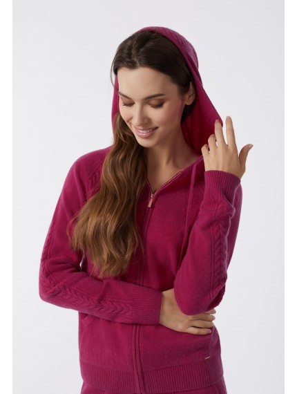 Джемпер на молнии с капюшоном Marc & Andre Braided Elegance W24-00CH0314