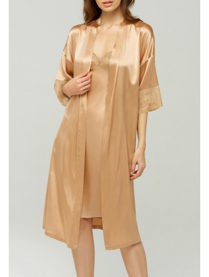 Кимоно длинное Marc & Andre Silk Caramel S22-00SS101-L