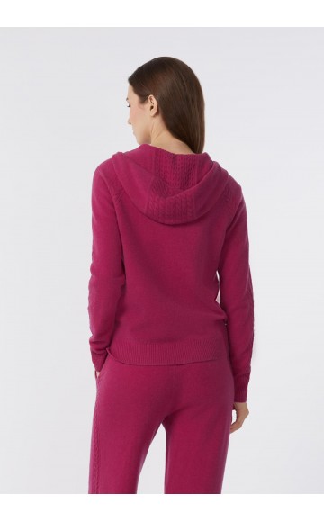 Джемпер на молнии с капюшоном Marc & Andre Braided Elegance W24-00CH0314