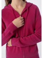 Джемпер на молнии с капюшоном Marc & Andre Braided Elegance W24-00CH0314