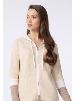 Джемпер на молнии с капюшоном Marc Andre Creative Hues W24-00CH0514