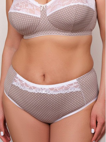 Трусы Valmira 2955 Кофейный в горошек