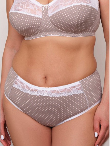 Трусы Valmira 2955 Кофейный в горошек