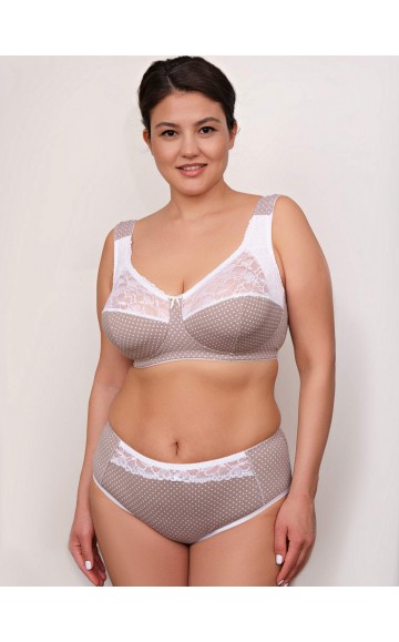 Трусы Valmira 2955 Кофейный в горошек