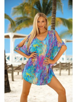 Туника пляжная Aquarilla голубой Multicolor Aqua_Pareo/P4