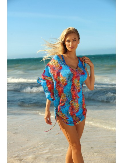 Туника пляжная Aquarilla синий Multicolor Aqua_Pareo/W1