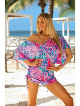 Туника пляжная Aquarilla розовый Multicolor Aqua_Pareo/W4