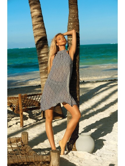 Туника пляжная Aquarilla черно-белый Multicolor Aqua_Pareo/Z1