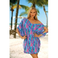 Туника пляжная Aquarilla голубой Multicolor Aqua_Pareo/P1