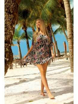 Туника пляжная Aquarilla черный Multicolor Aqua_Pareo/P2 Туника пляжная Aquarilla черный Multicolor Aqua_Pareo/P2