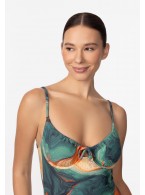 Сплошной купальник Marc Andre Sea Swirls L2609-821