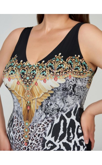 Сплошной купальник Marc Andre Wild Beauty L2323-P-491-OB
