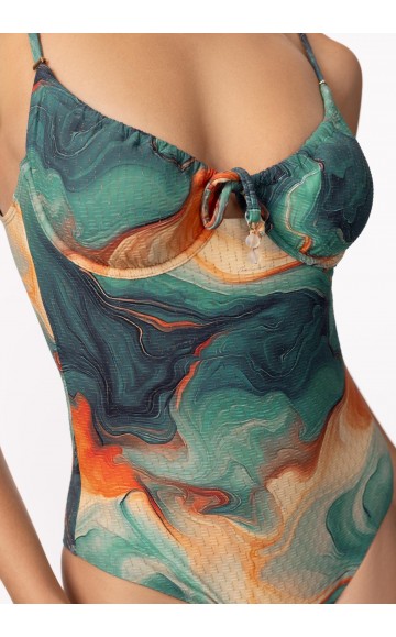Сплошной купальник Marc Andre Sea Swirls L2609-821