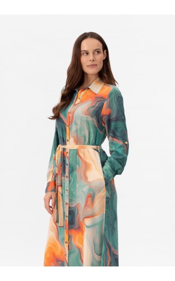 Платье-рубашка Marc & Andre Sea Swirls LD26-04-2609 Платье-рубашка Marc & Andre Sea Swirls LD26-04-2609