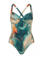 Сплошной купальник Marc Andre Sea Swirls L2609-P-511