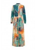 Платье-рубашка Marc & Andre Sea Swirls LD26-04-2609 Платье-рубашка Marc & Andre Sea Swirls LD26-04-2609