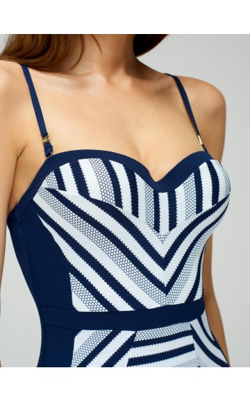 Сплошной купальник Marc Andre Striped Up L2216-911