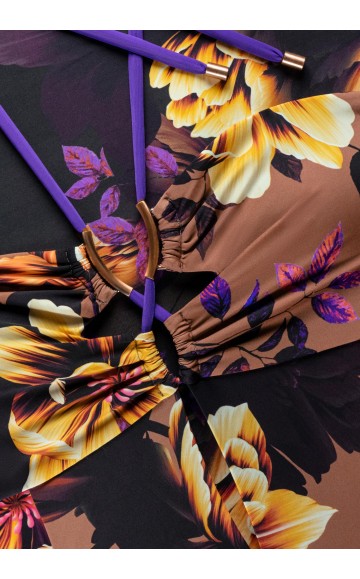 Сплошной купальник Marc Andre Flower Mania L2501-101-M