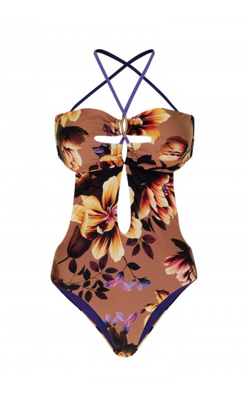 Сплошной купальник Marc Andre Flower Mania L2501-101-M