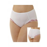 Трусы Lengy 34063 Белый с цветочком