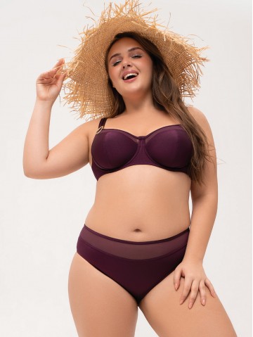 Купальник Трибуна Сливовый (Аквааэробика) 356