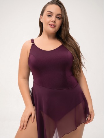 Купальник Трибуна Сливовый (Аквааэробика) 145U