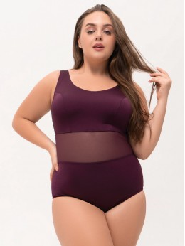 Купальник Трибуна Сливовый (Аквааэробика) 147A
