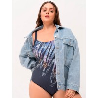 Купальник Трибуна Пурпурный пляж 144B