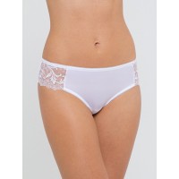 Трусы Lengy 33160 Белый вышивка
