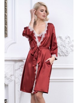 Халат Mia-Mella Julia 8733 паприка Халат Mia-Mella Julia 8733 паприка