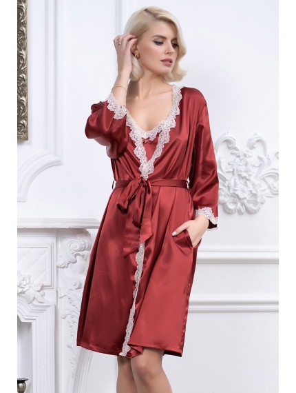 Халат Mia-Mella Julia 8733 паприка